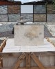 Travertin scabas antic, 40,6 × 61 × 1,2 cm