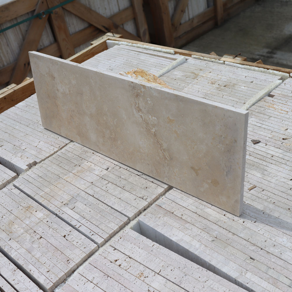 Travertin Light Standard, 20,3 × 61 × 1,2 cm