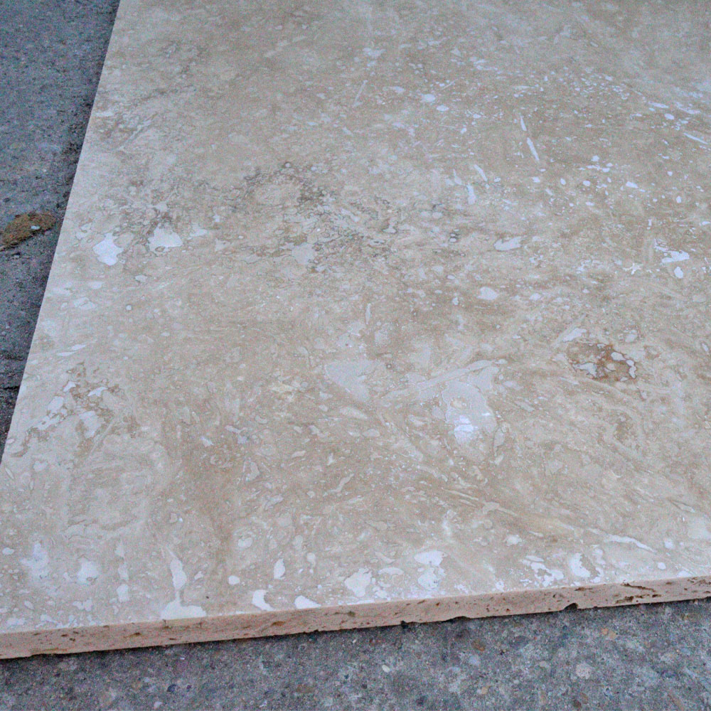 Travertin clasic bej, 61 × 61 × 1,2 cm