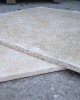 Travertin clasic bej, 61 × 61 × 1,2 cm
