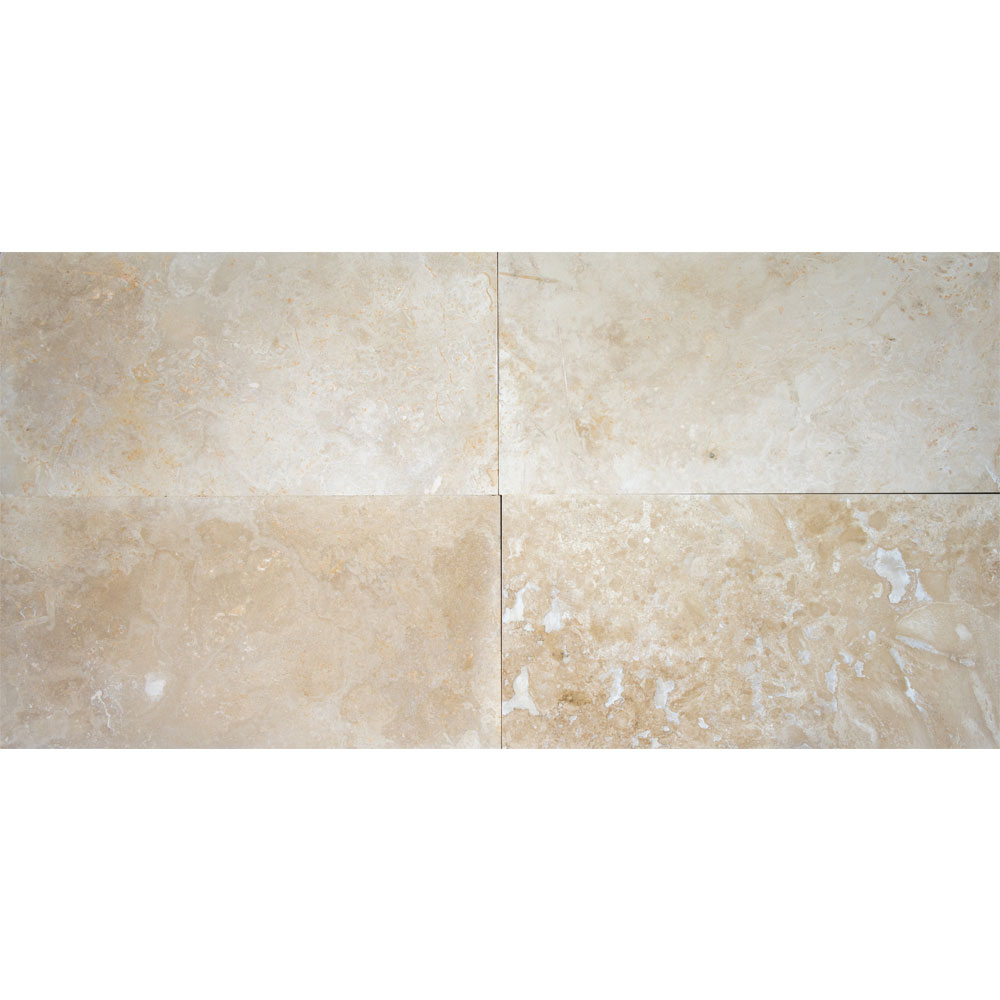 Travertin clasic chituit, 40,6 × 61 × 1,2 cm