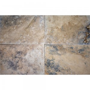 Travertin scabas antic, 40,6 × 61 × 1,2 cm