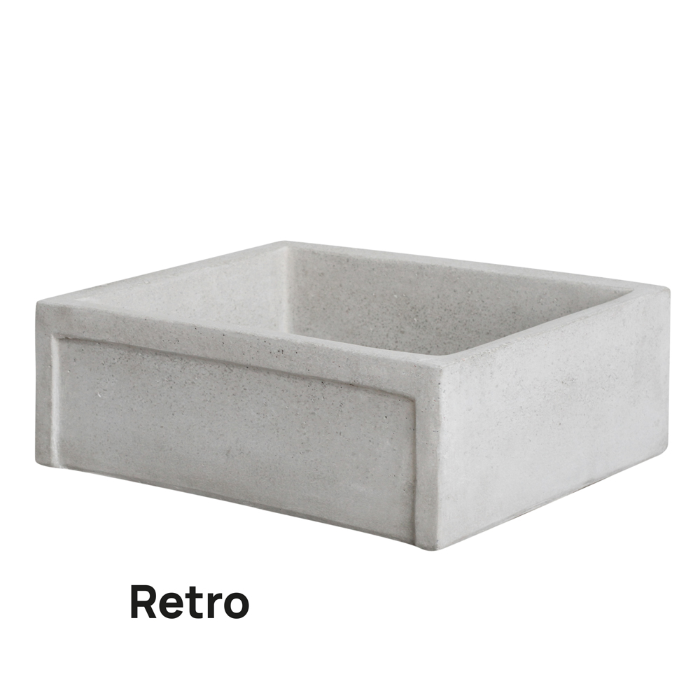 Chiuvetă din beton Madrid, gri
