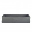 Chiuvetă din beton Madrid XL, negru