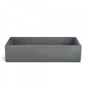 Chiuvetă din beton Madrid XL, negru