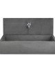 Chiuvetă cu placă din beton Q-Madrid XL, negru