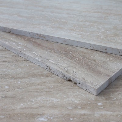 Travertin chituit "veincut", 30,5 × 61 × 1,2 cm