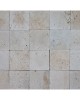 Travertin clasic bej 10 × 10 × 1 cm