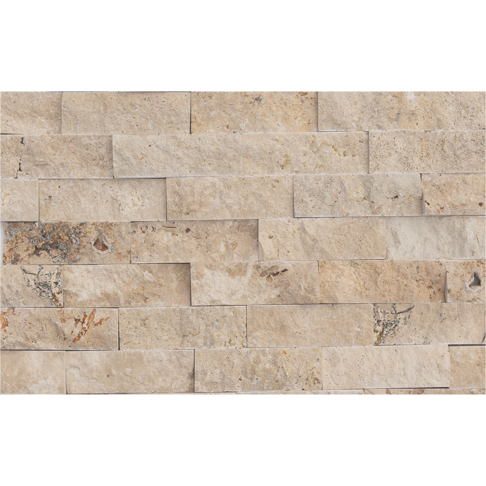 Travertin rustic spalturi, 5 × 15 cm
