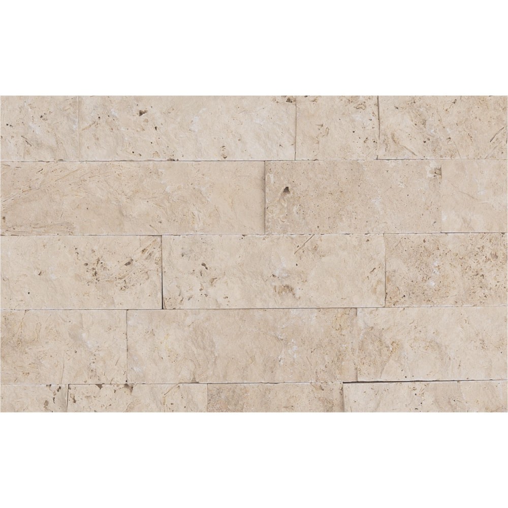 Travertin classic spalturi, 10 × FL × 2 cm