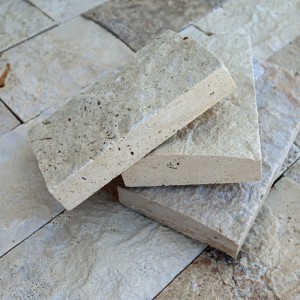 Travertin classic spalturi, 10 × FL × 2 cm