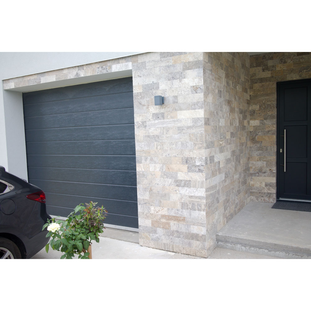 Travertin silver tăiat și antichizat, 10 × FL × 1 cm