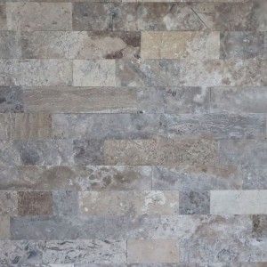 Travertin silver tăiat și antichizat, 10 × FL × 1 cm