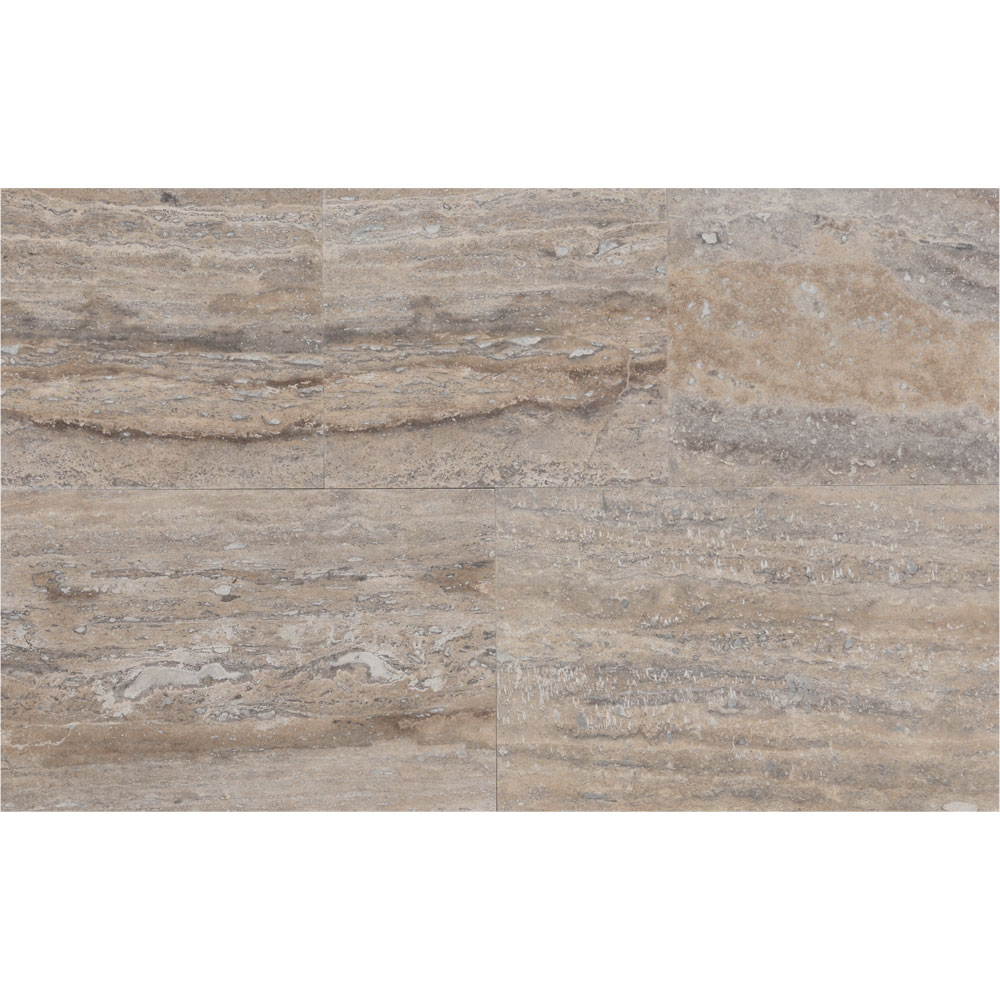 Travertin silver veincut chituit 30 × ll × 1,2 cm